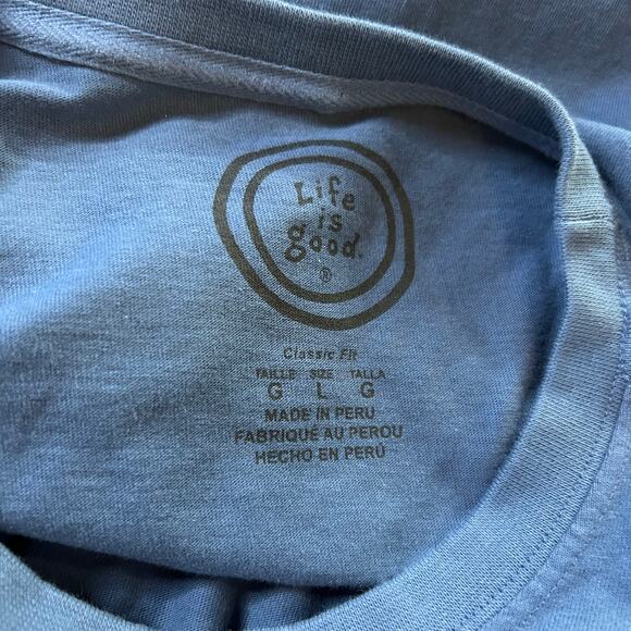 Life is Good Tee Size Large Classic Fit Jake Maui Hawaii Beach Tourist Luau Dad - Picture 3 of 6